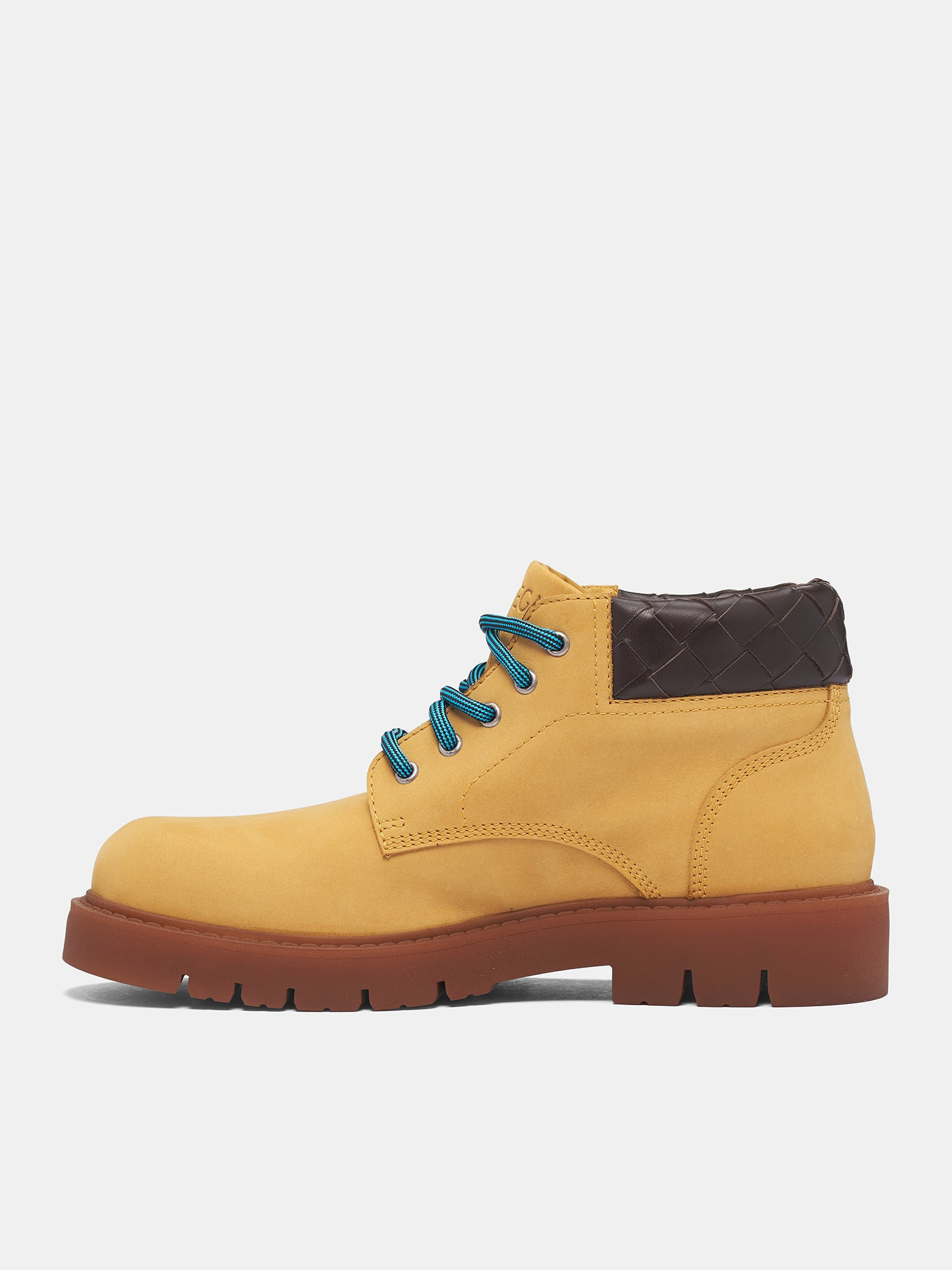 Intrecciato Leather Haddock Cropped Boot - 3