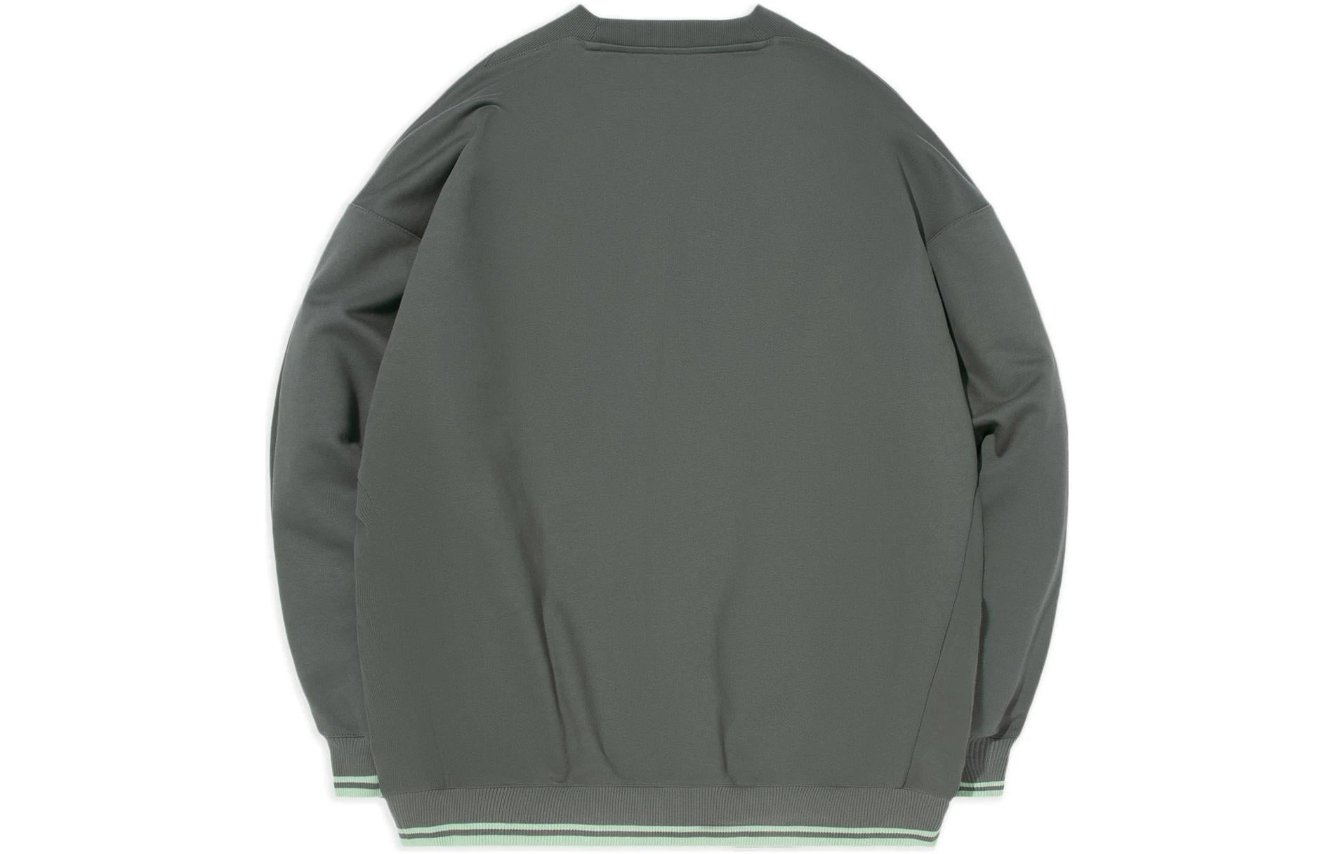Li-Ning Stylish Loose Round Neck Pullover 'Green' AWDS222-2 - 2