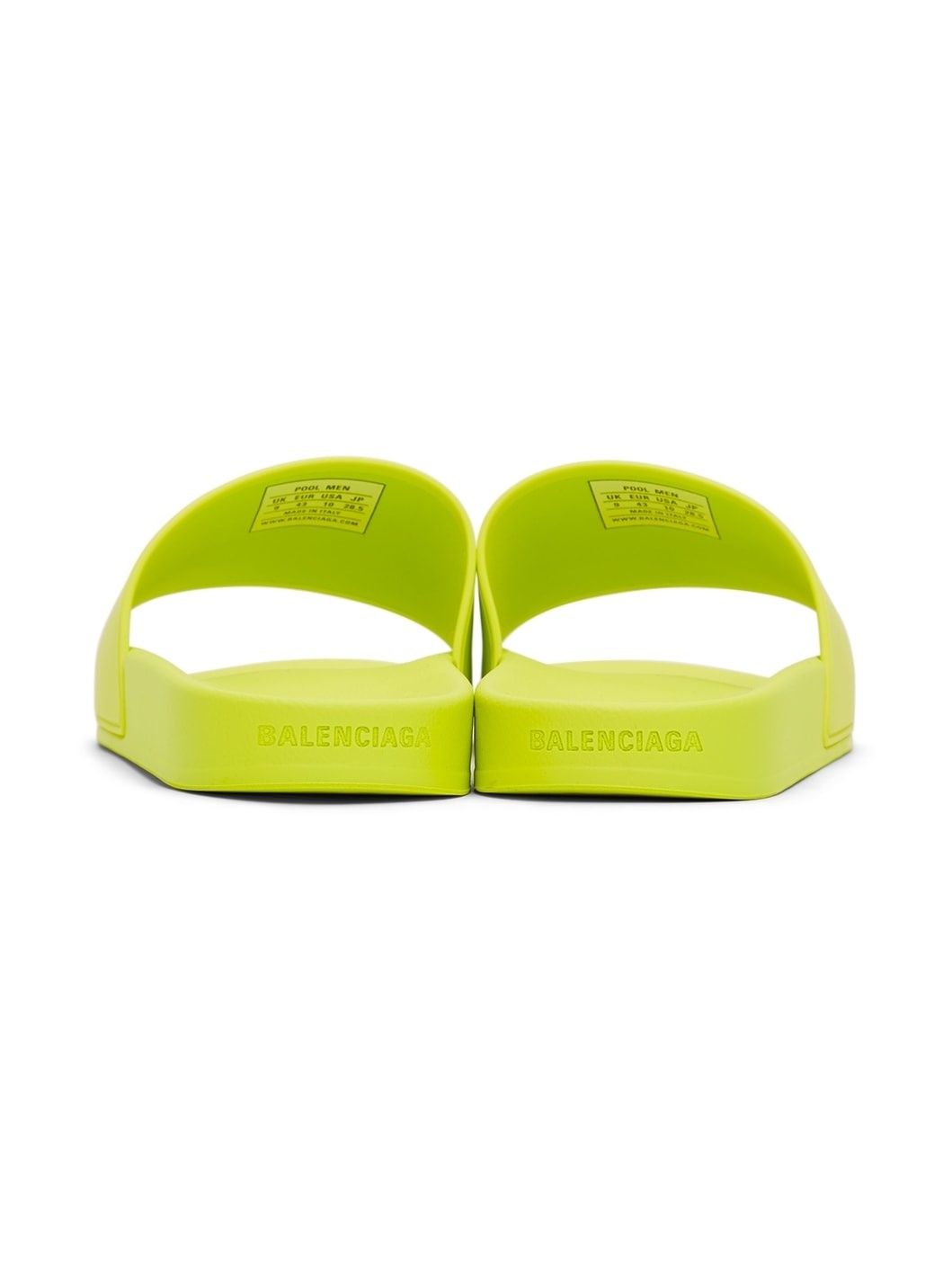 Green BB Pool Slide Sandals - 2