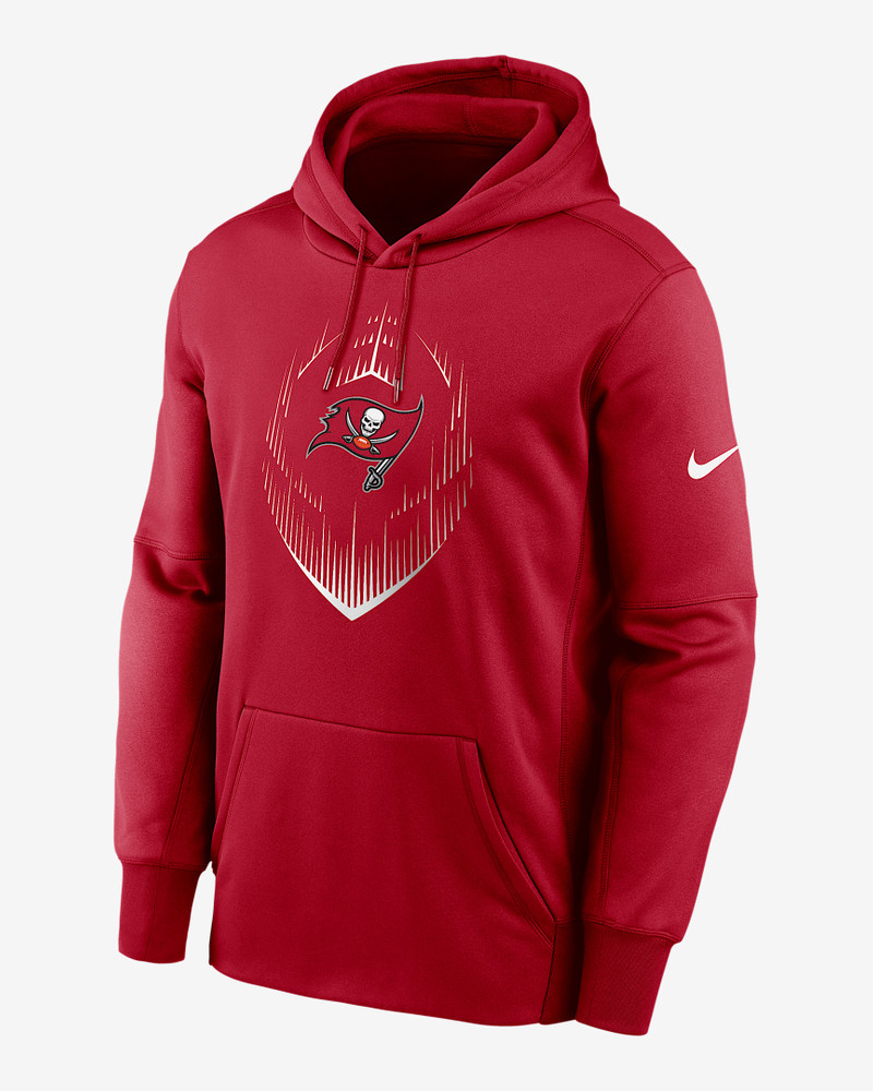 Tampa Bay Buccaneers Icon Men’s Nike Therma NFL Pullover Hoodie 1