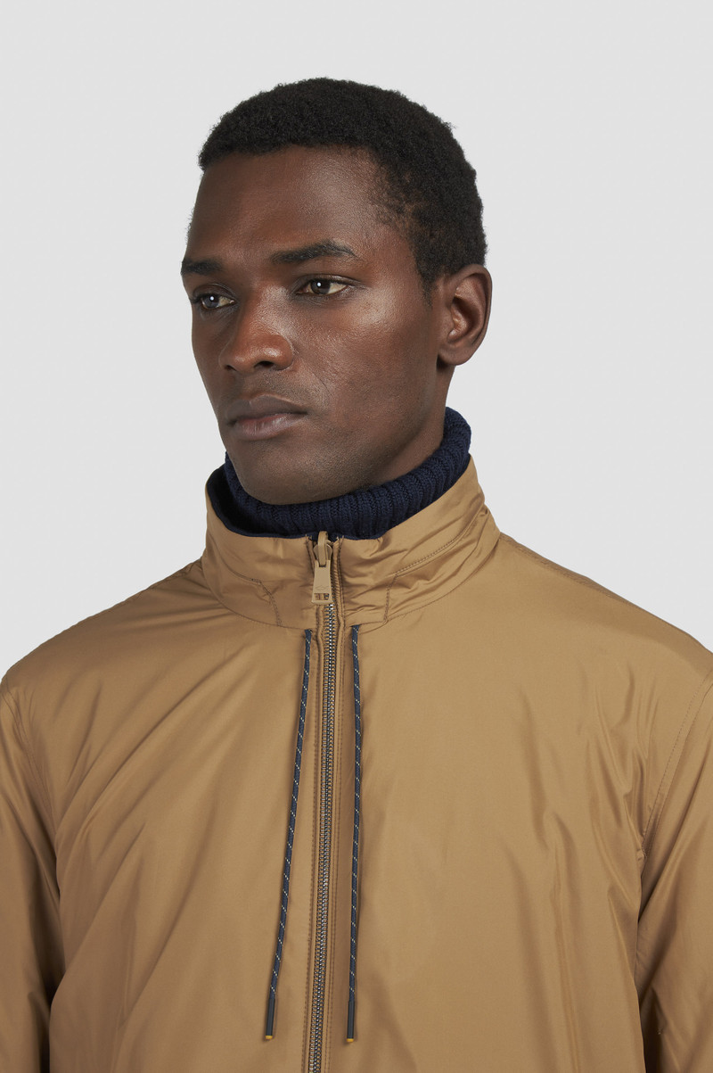 REVERSIBLE BLOUSON IN WOOL, SILK, AND MICROFIBER 4