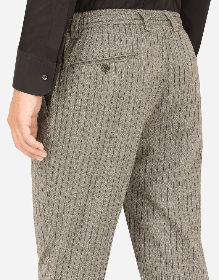 Stretch pinstripe pants - 5