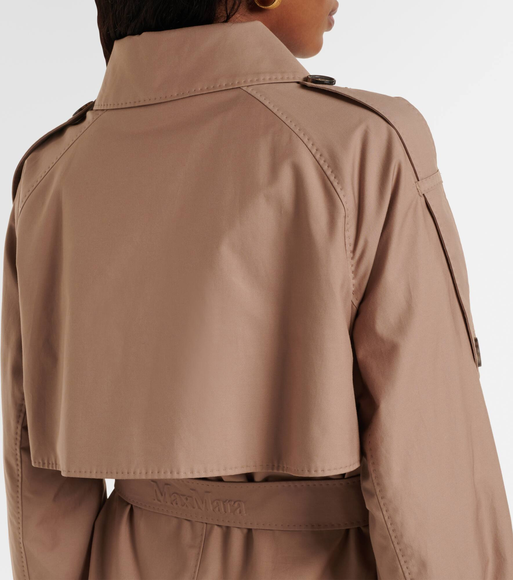 Caroline cotton-blend trench coat - 6