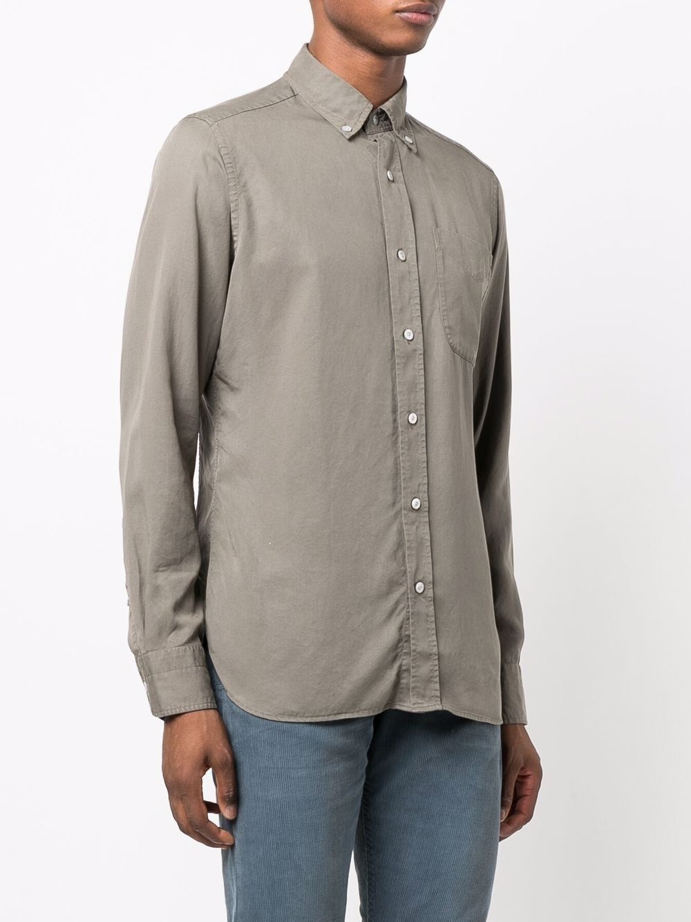 long-sleeve lyocell shirt - 3