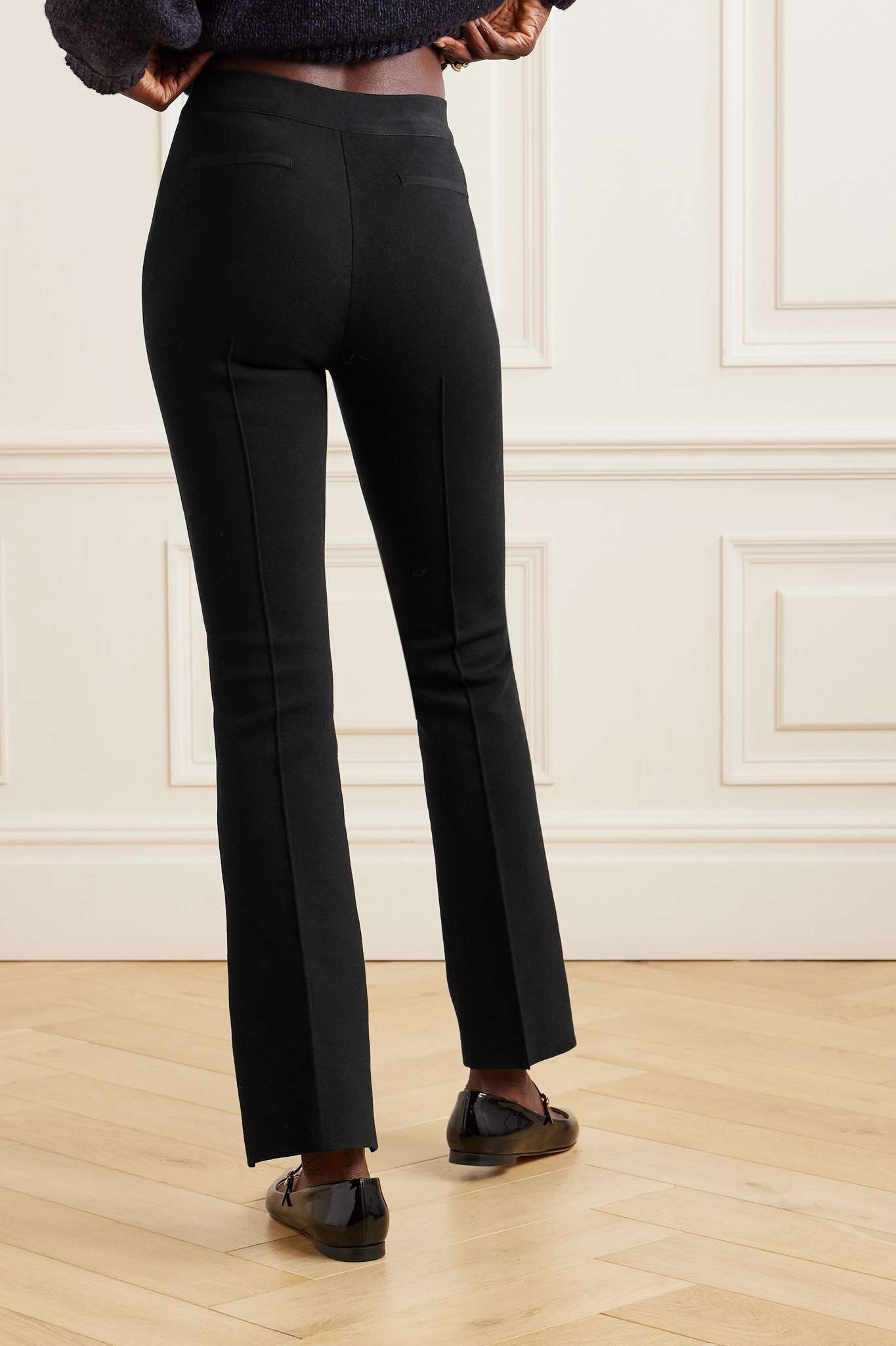 Long Kick stretch-cotton flared pants - 3