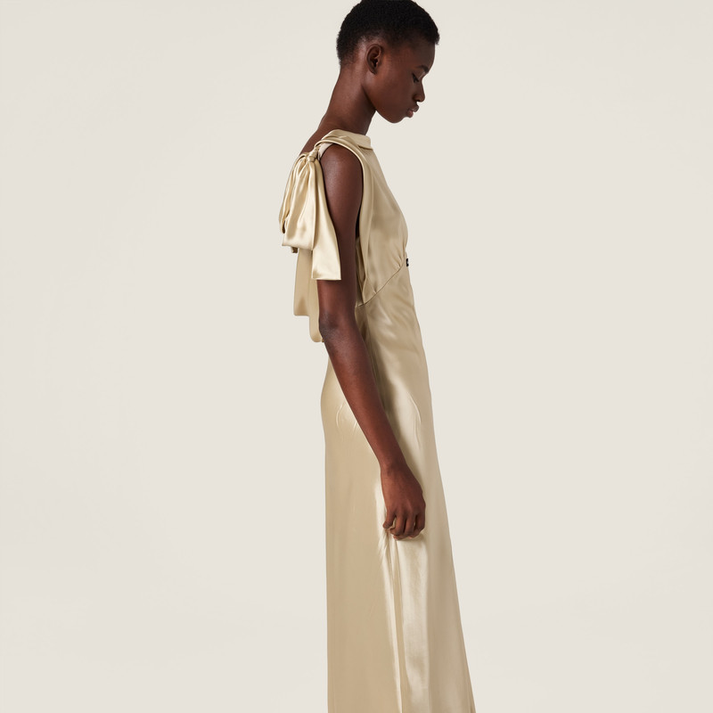 Long satin dress 5