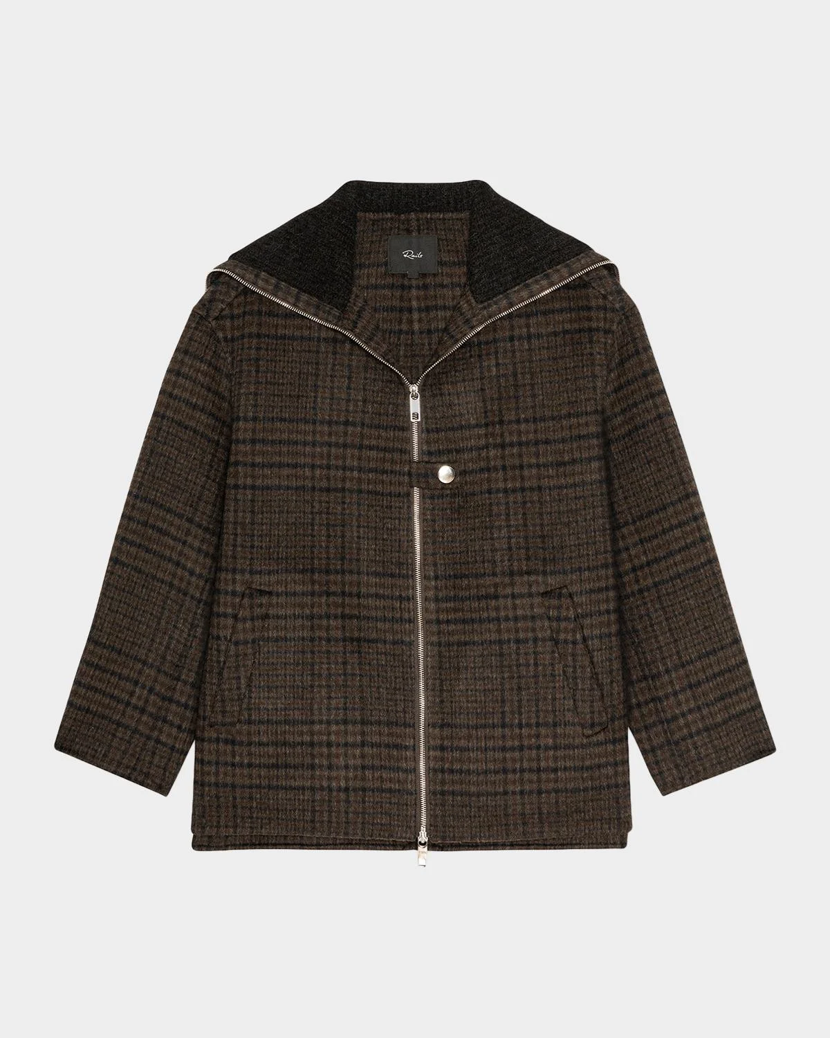 Silves Plaid Wool-Blend Jacket - 1
