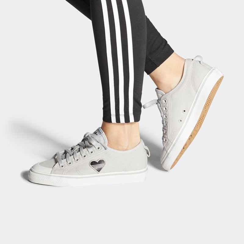 (WMNS) adidas Nizza Trefoil 'Grey' EF5073 - 6