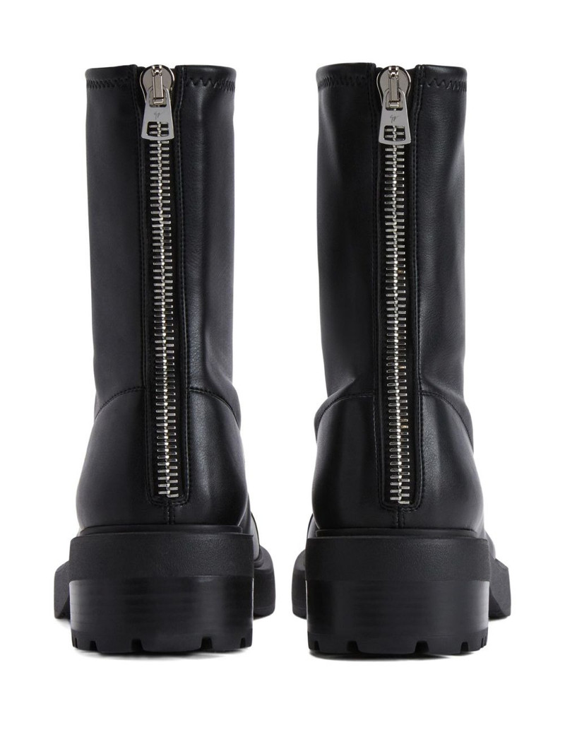 Giuseppe Zanotti zip-detail platform boots outlook