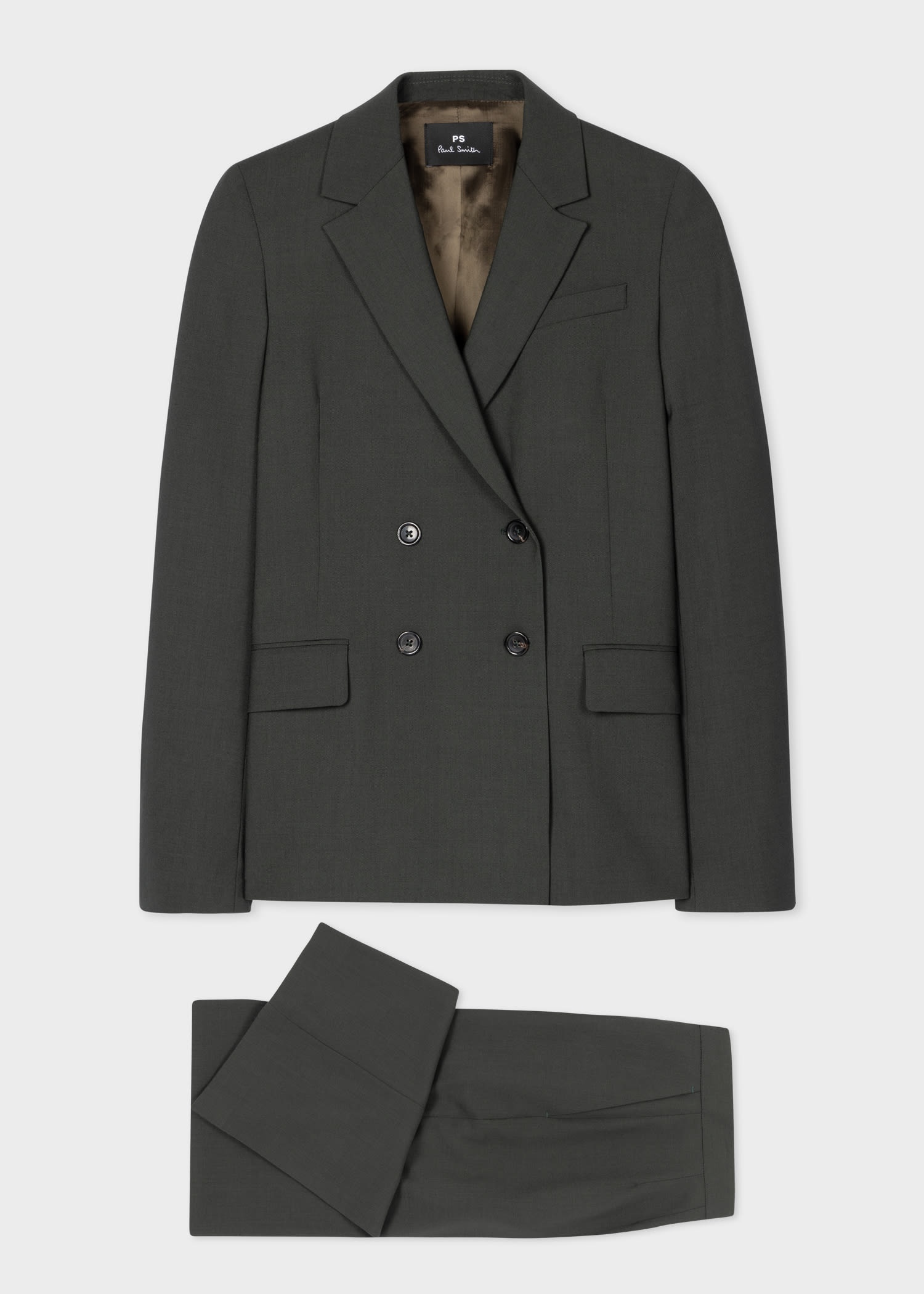 Women's Wool-Hopsack Suit - 1