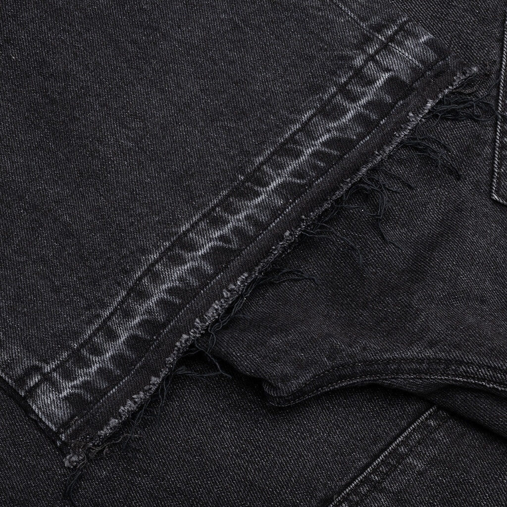 RELEASED HEM STRAIGHT JEAN - VINTAGE BLACK - 5