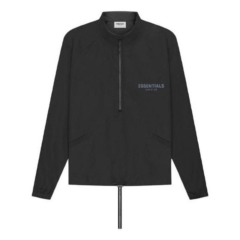 Fear of God Essentials SS21 Half Zip Track Jacket Stretch Limo FOG-SS21-627 1