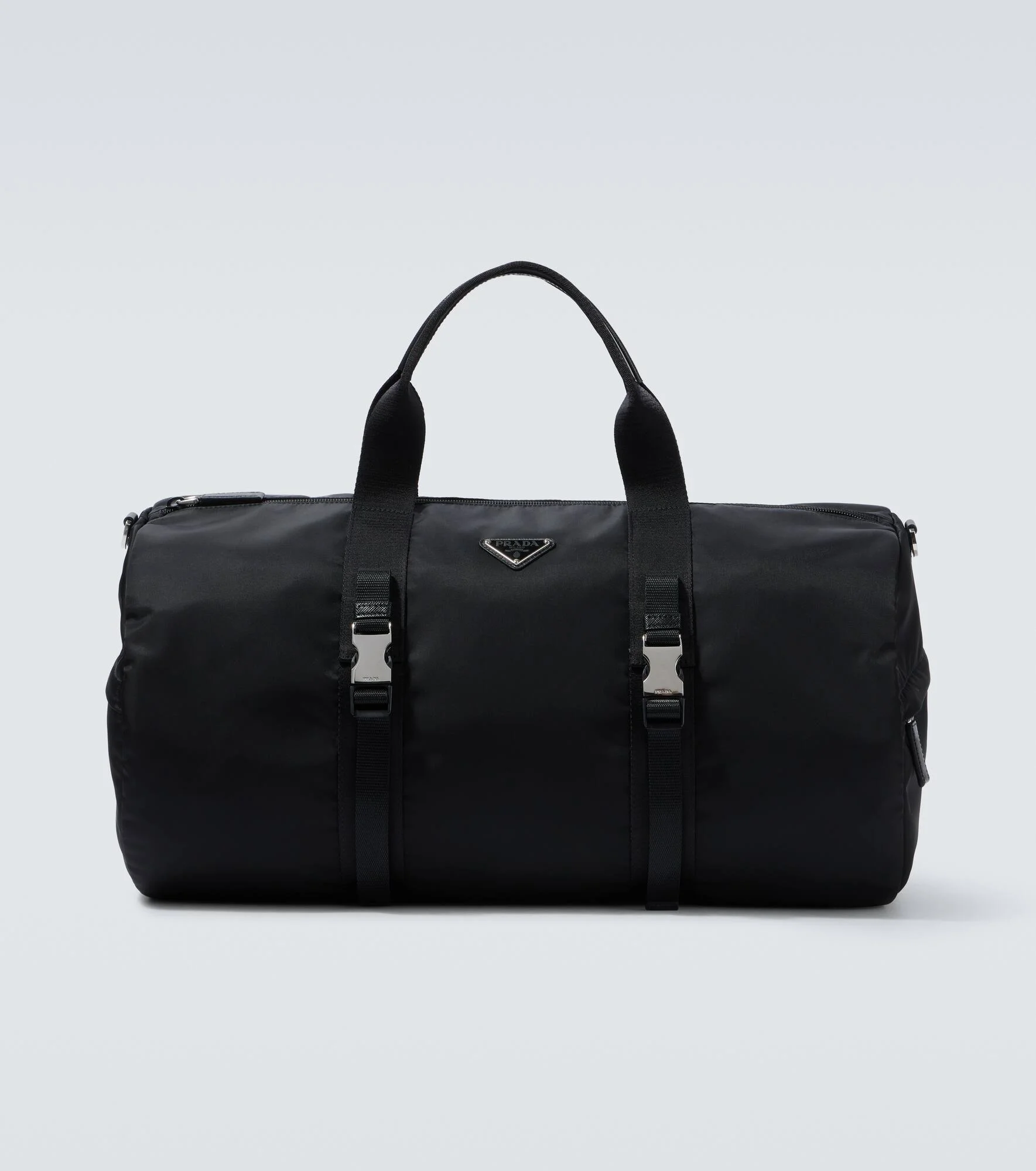 Re-Nylon leather-trimmed duffel bag - 1