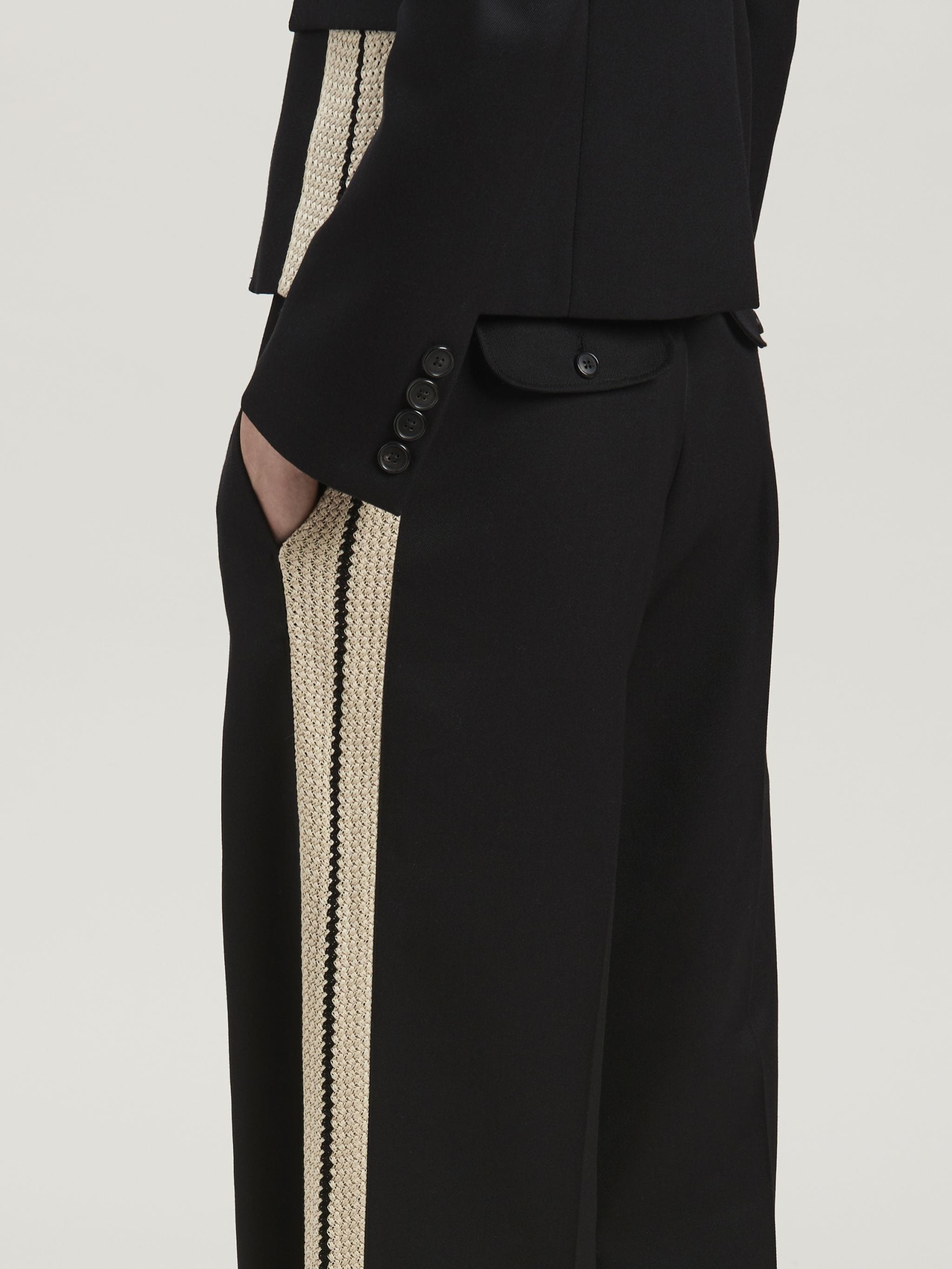 Knit Tape Suit Pants - 6