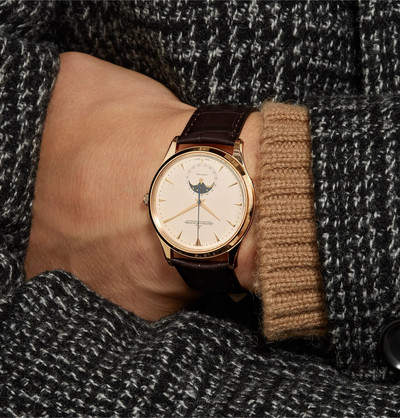 Jaeger-LeCoultre Master Ultra Thin Moon Automatic 39mm 18-Karat Rose Gold and Alligator Watch outlook