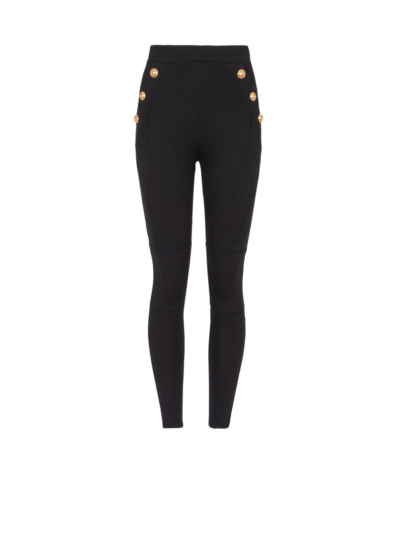Jersey leggings with 6 buttons 1