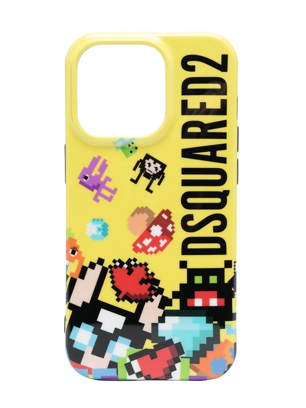 pixelated-print iPhone 14 case - 1