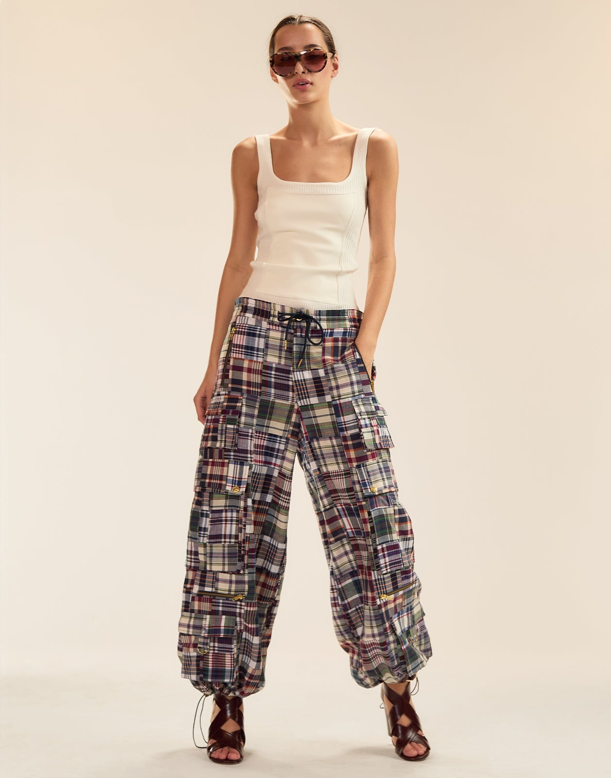 Tribeca Vegan Leather Combo Top - 4