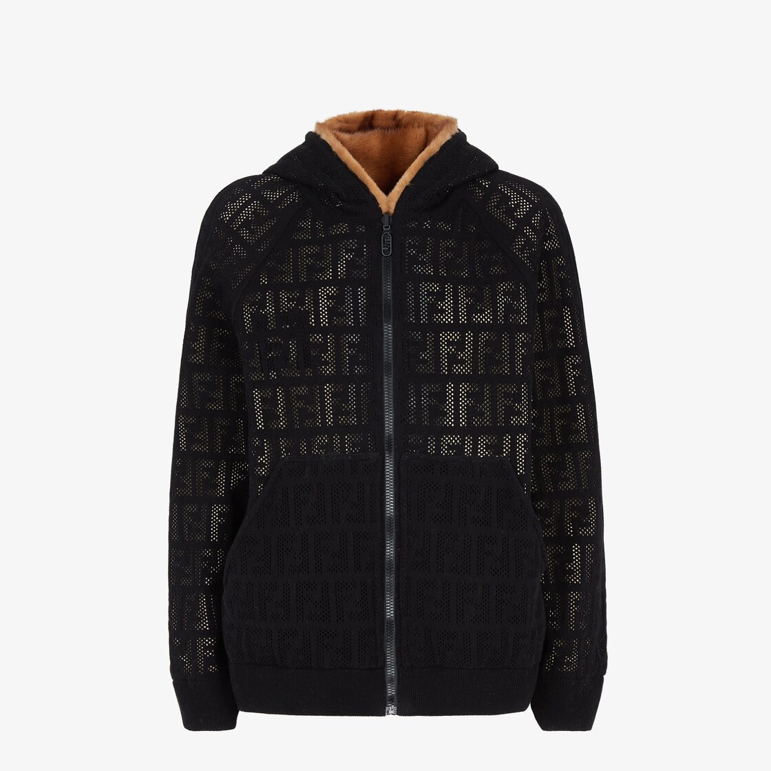 Brown mink jacket - 4