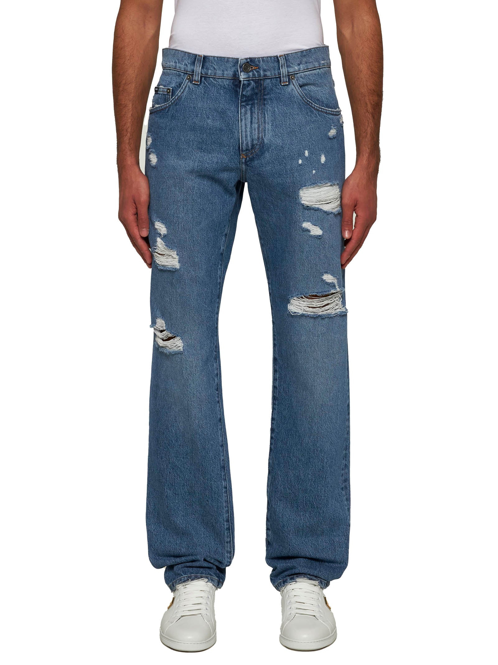 Blue denim classic jeans - 2