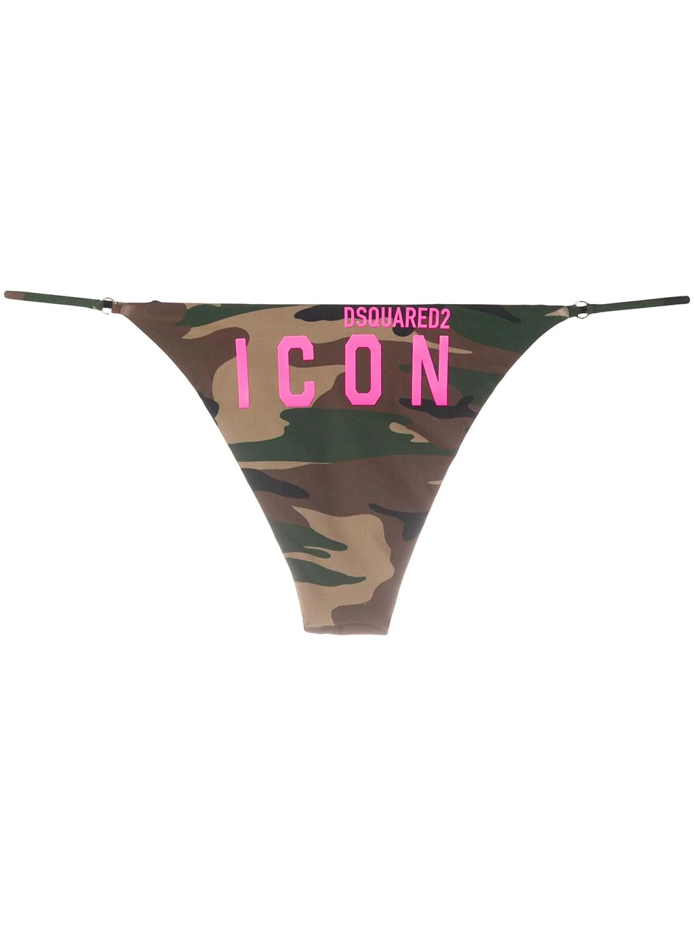 camouflage print bikini bottoms - 1