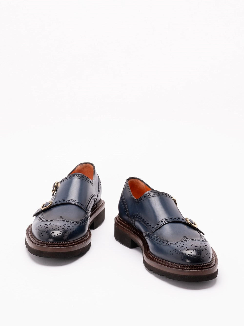 Santoni Men `Kalamabuck` Buckled Shoes - 2