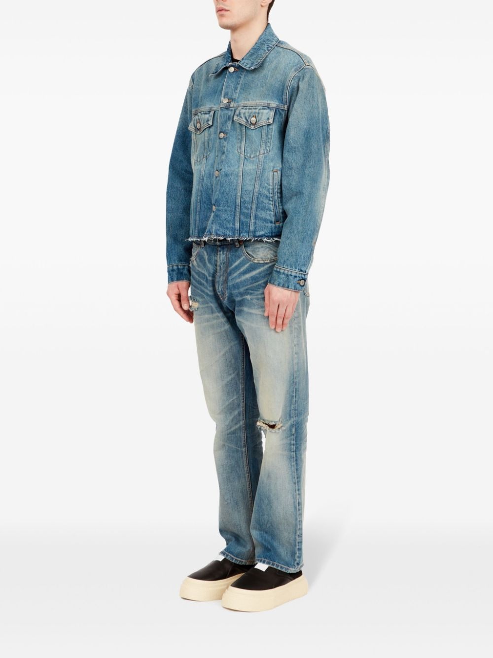 cotton denim jacket - 6