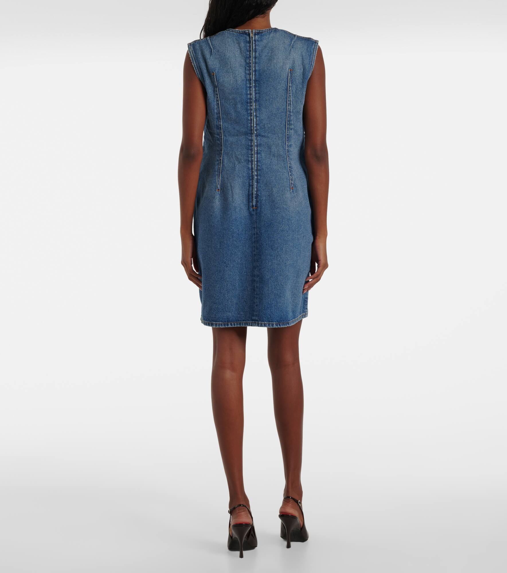 Denim minidress - 3