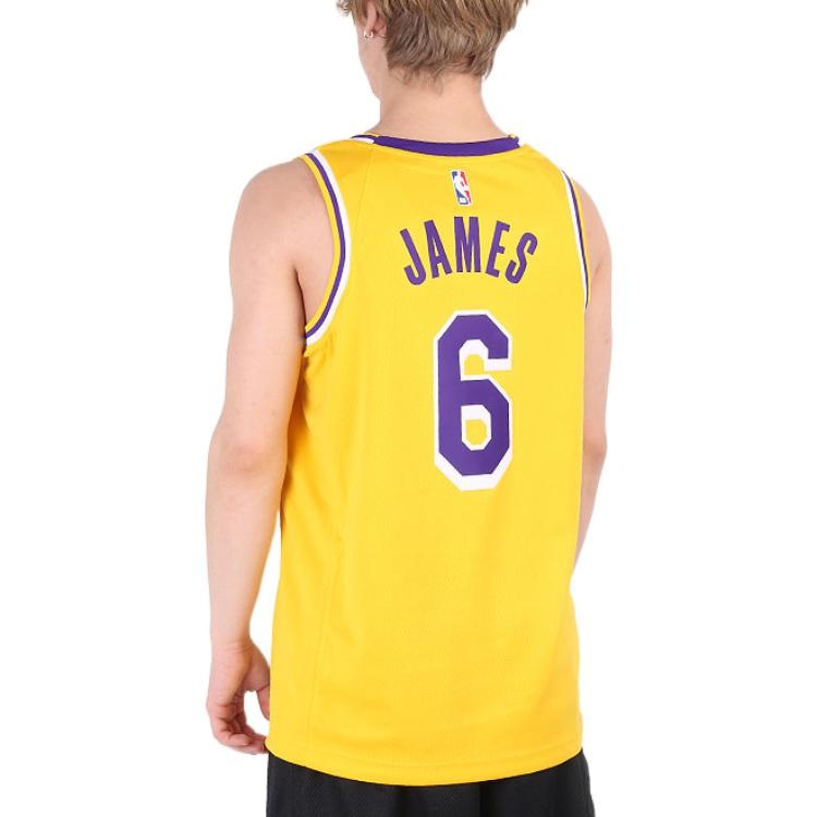 Nike x NBA LA Lakers Jerseys 'LeBron James 6' CW3669-738 - 5