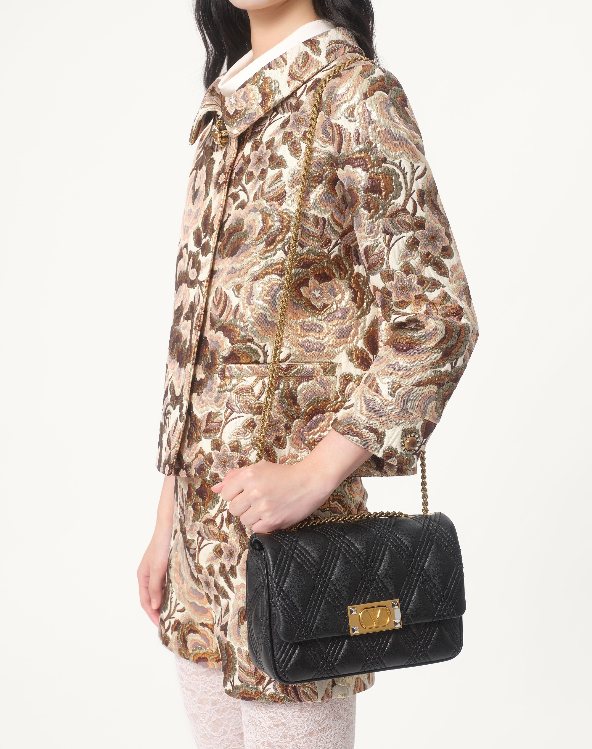 APRES L'HIVER MATELASSE' ROSE LUREX JACKET - 3
