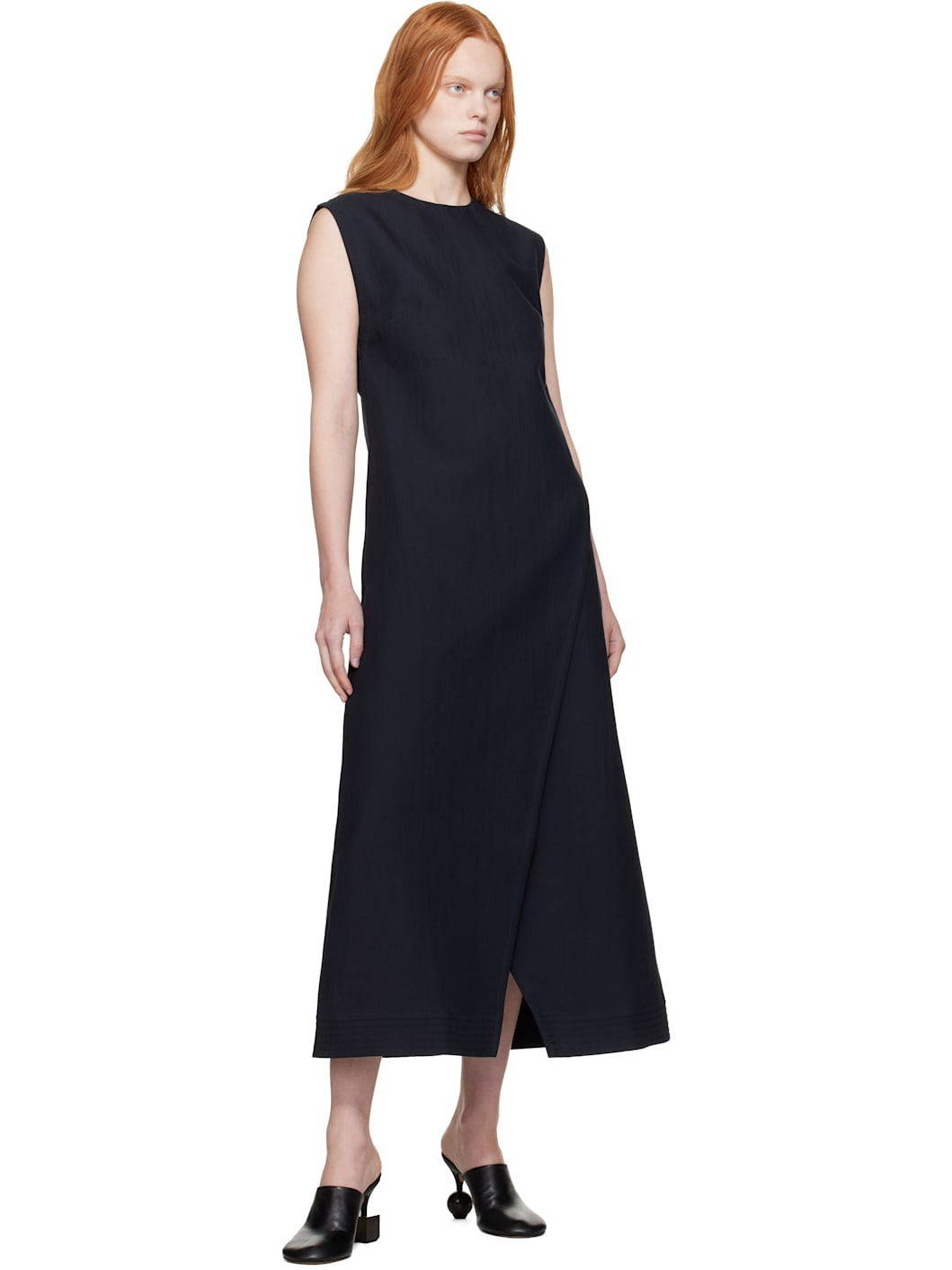 Navy Corus Midi Dress - 4