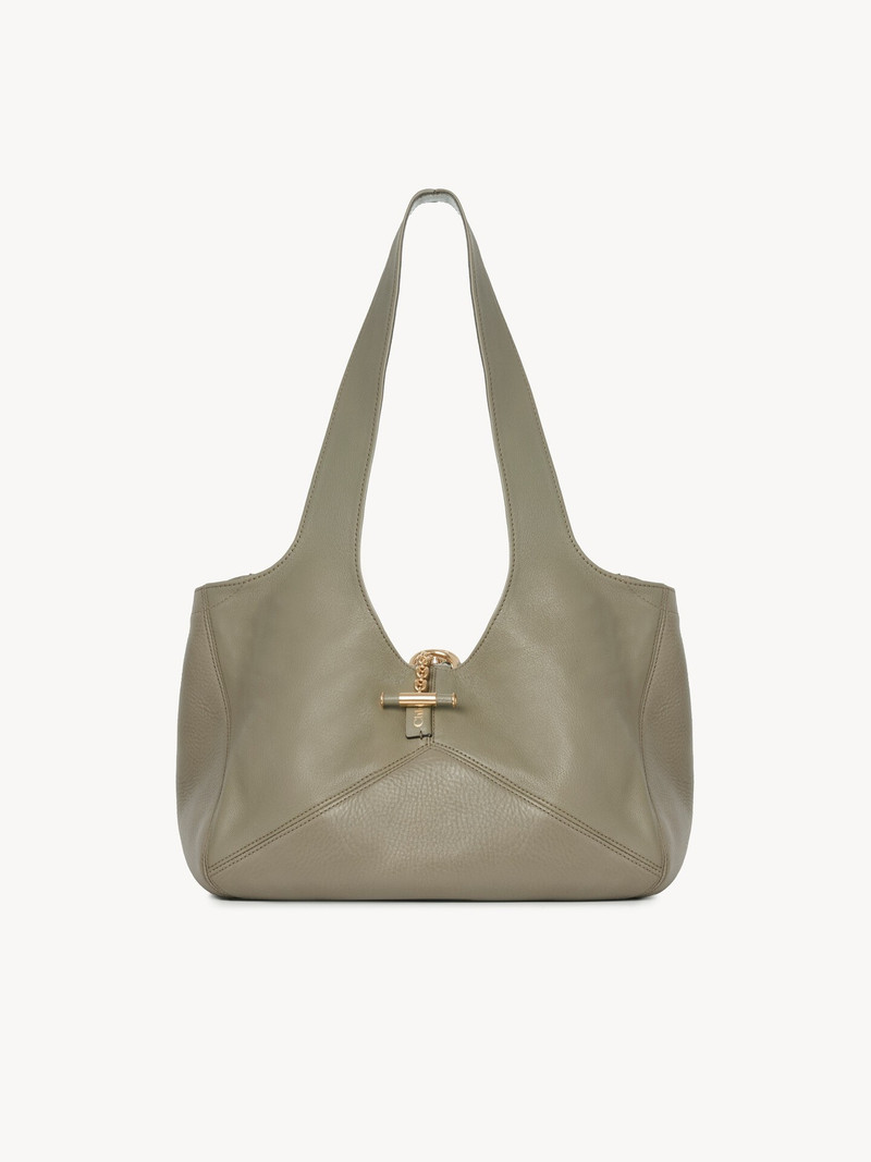 CHLOÉ BALLOON EAST-WEST TOTE BAG IN GRAINED LEATHER 1