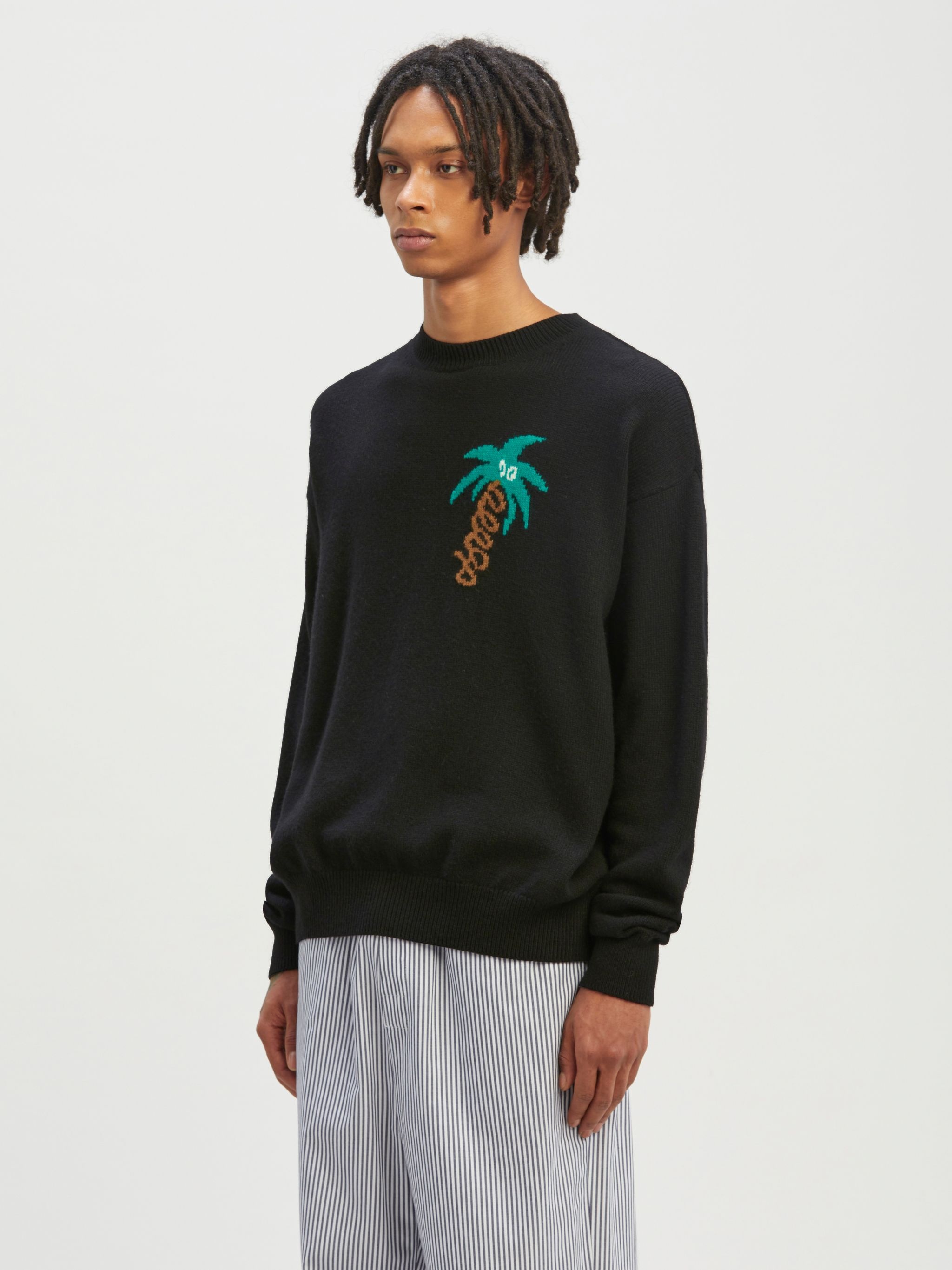 Sketchy Intarsia Sweater - 4