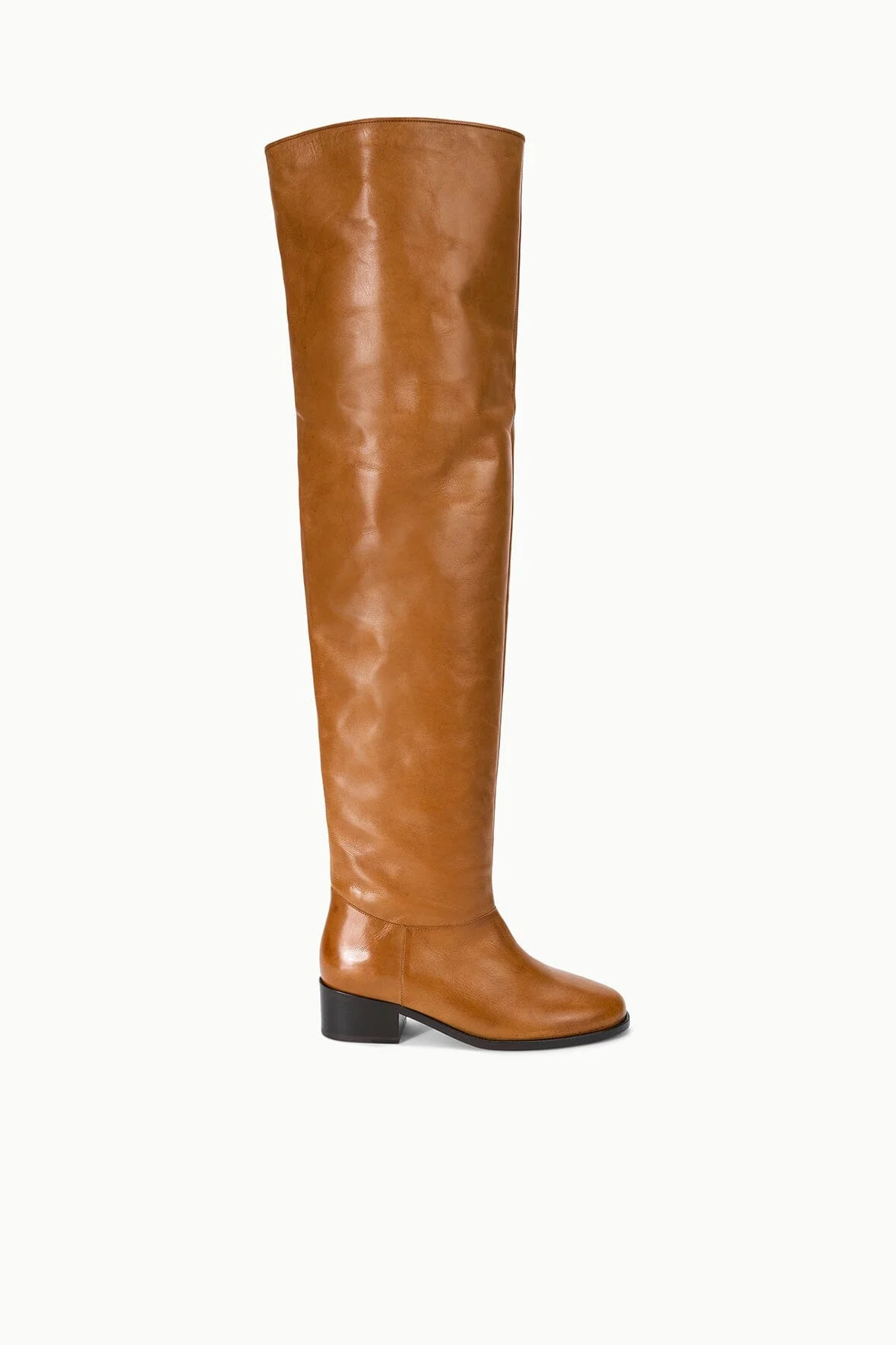 STAUD ARLO OVER THE KNEE BOOT CASHEW DISTRESSED - 1