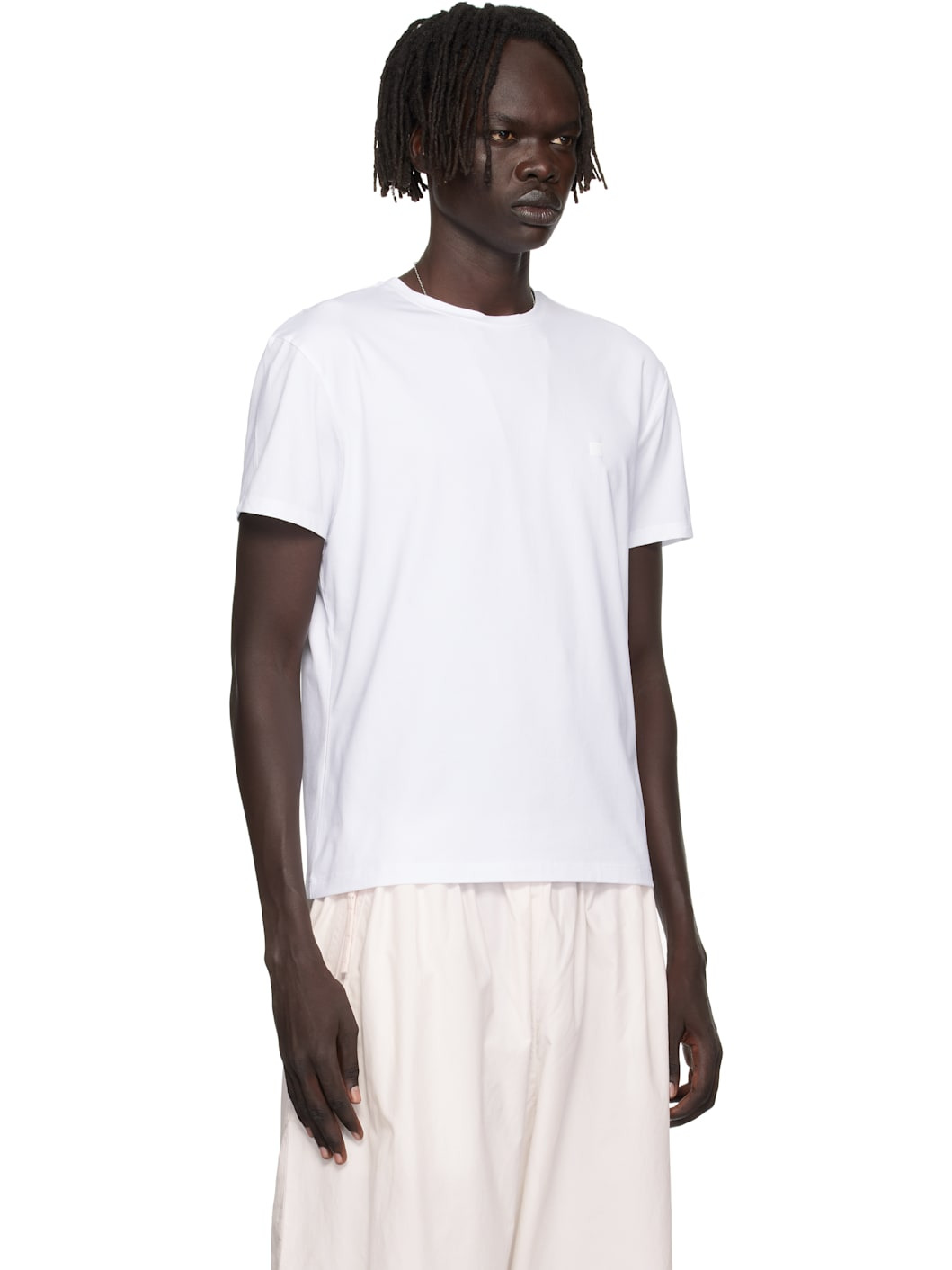 White Regular Fit T-shirt - 2