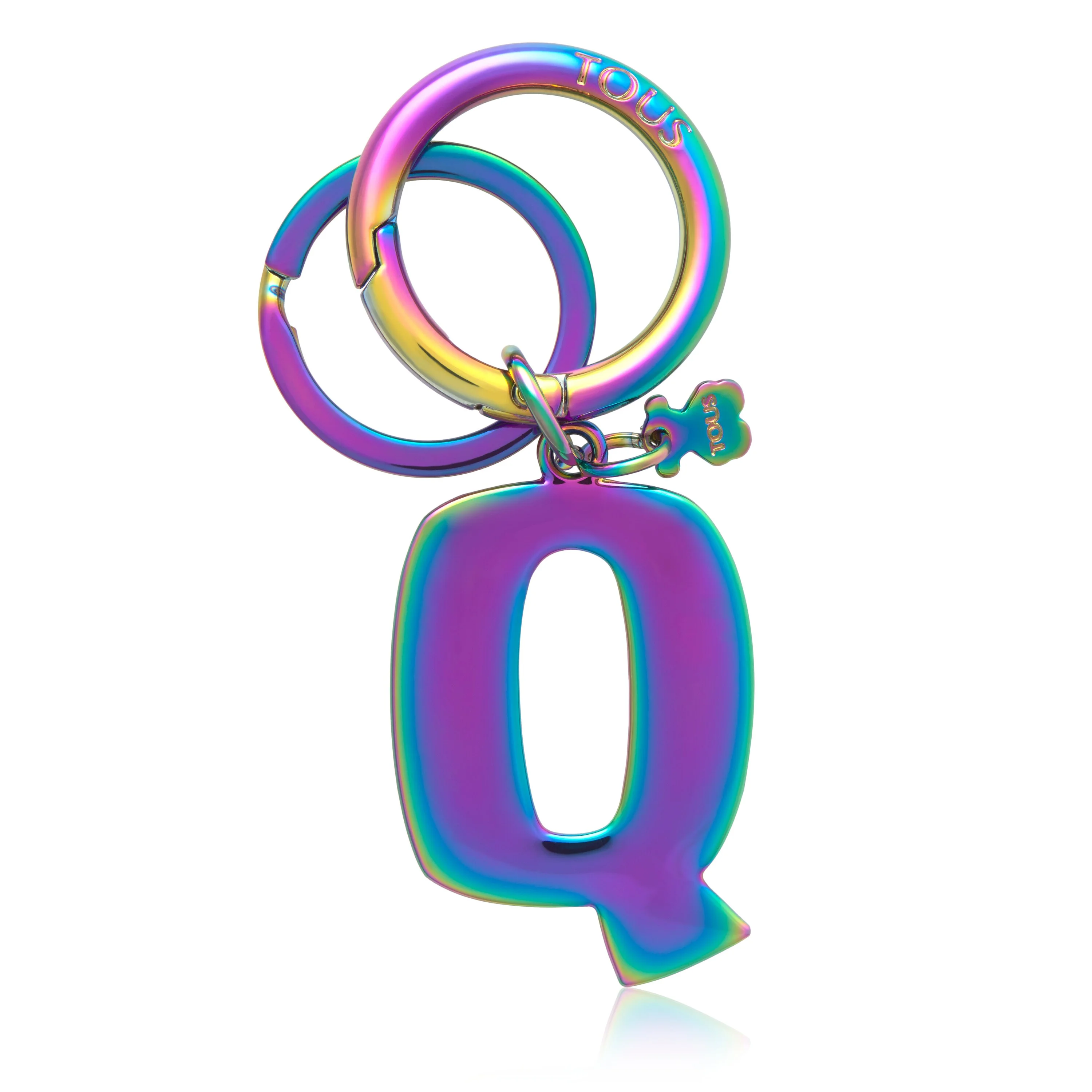 Iridescent Touscedario Letter Q Key ring - 1