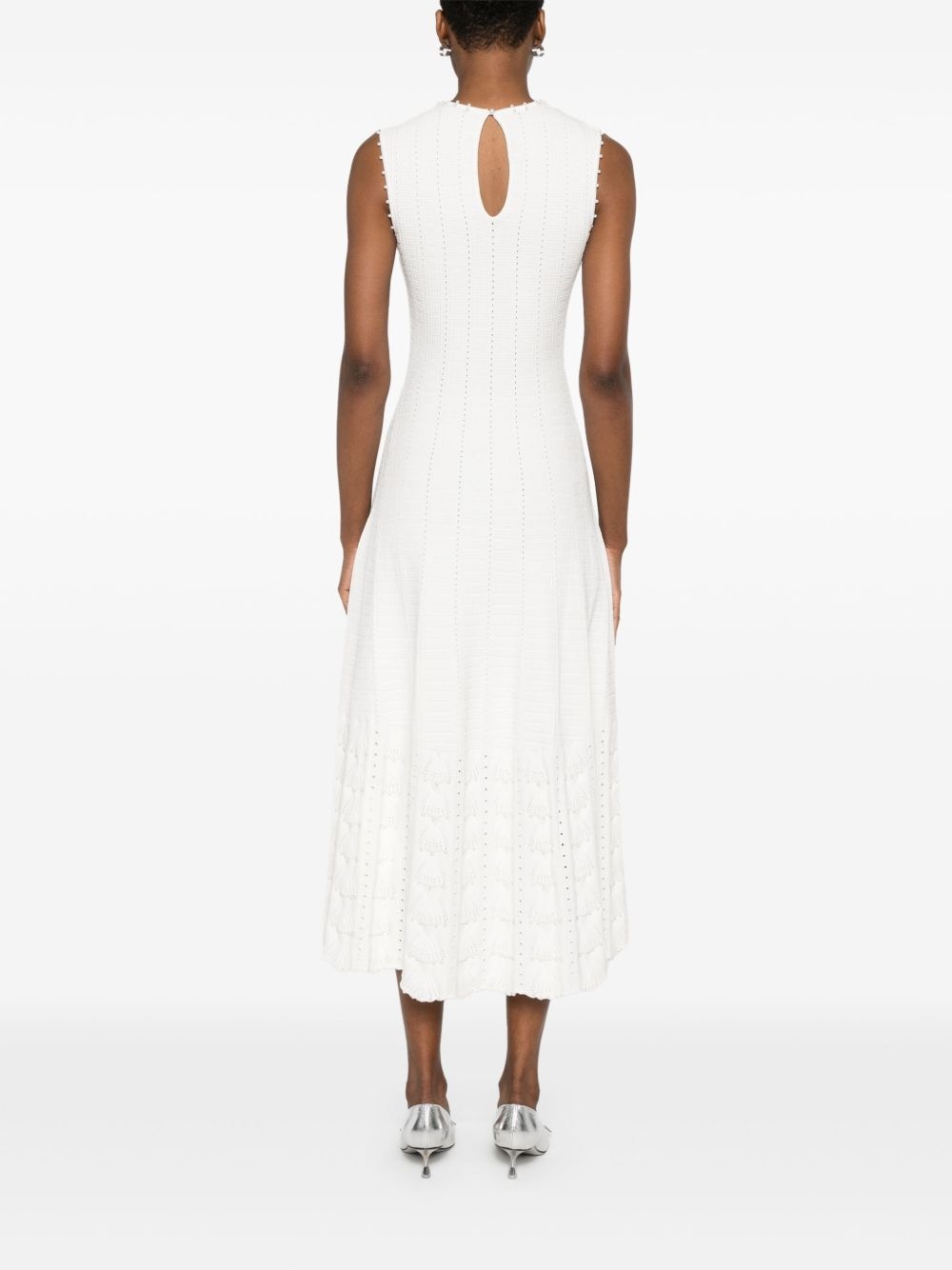 sleeveless midi dress - 4