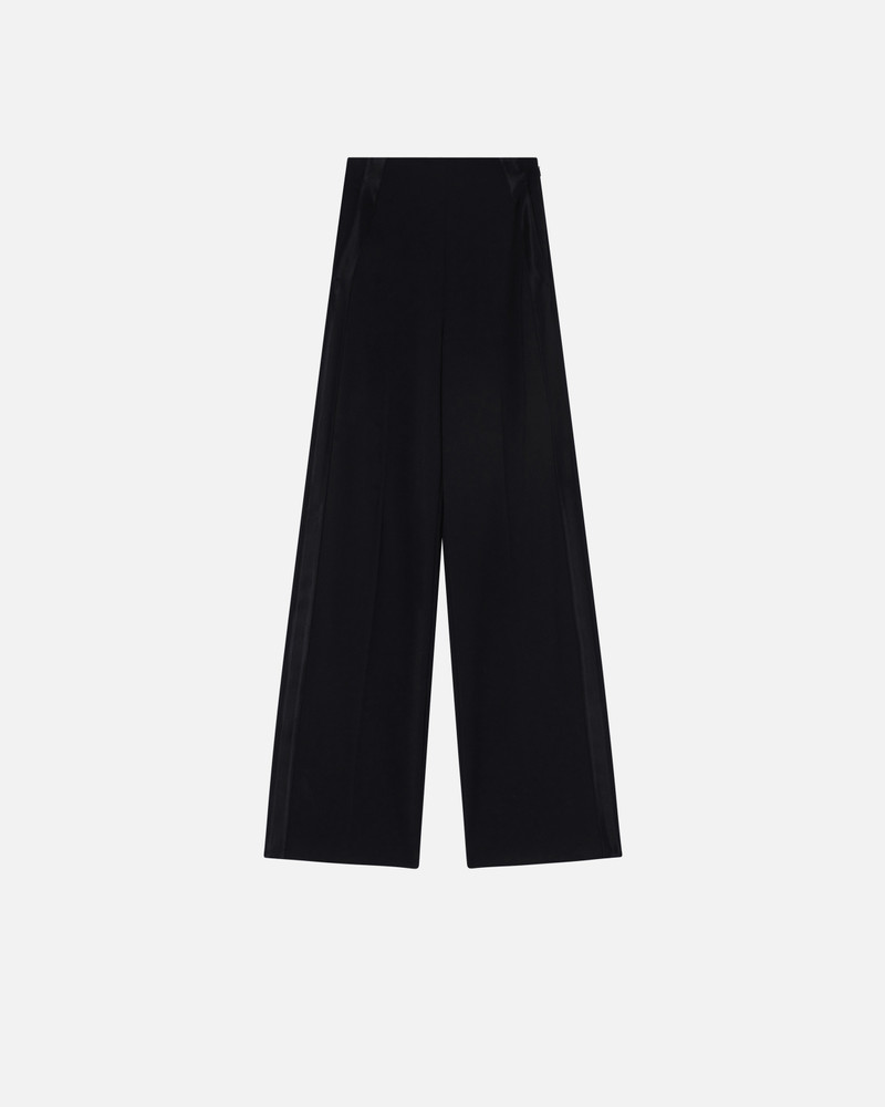 ELEGANT TROUSERS WITH SHINY SIDE BAND 1