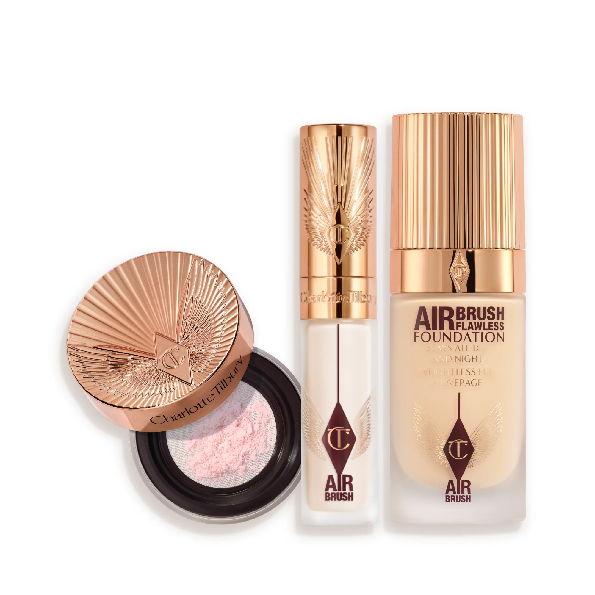 AIRBRUSH FLAWLESS PERFECT, CORRECT + BLUR SET Face Kit - 1