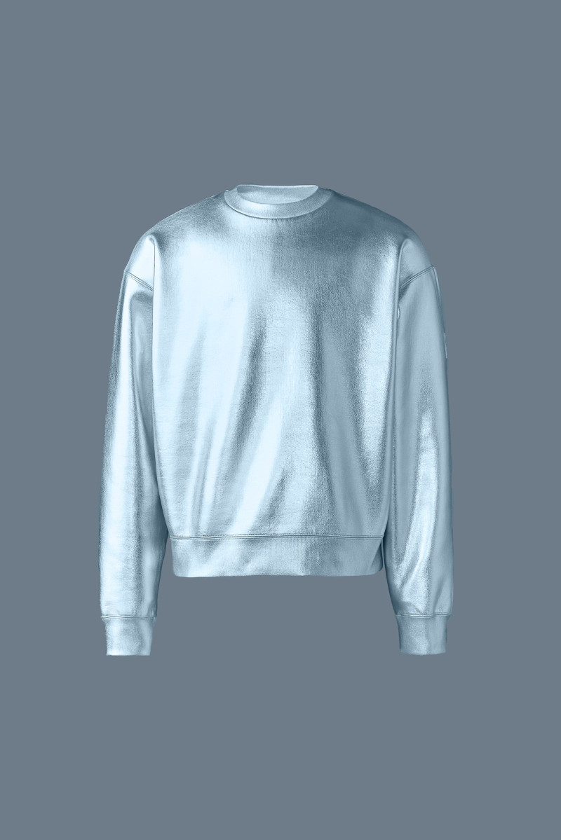 JULIAN-M Metallic double-Face Jersey Sweatshirt 1
