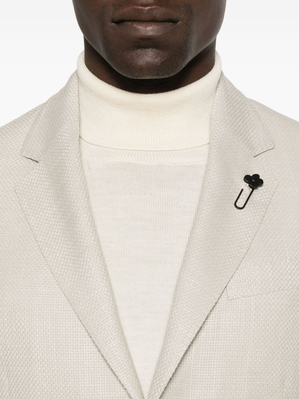 patch pocket two button jacket - 5