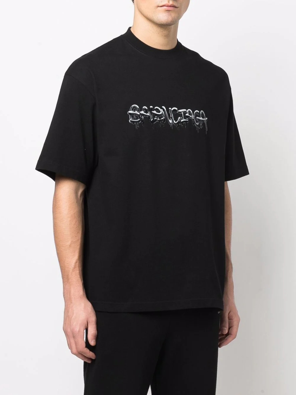 logo printed crew neck T-shirt - 4