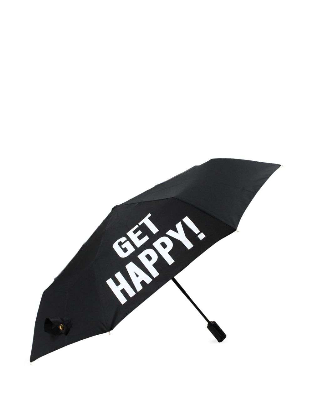slogan-print compact umbrella - 2