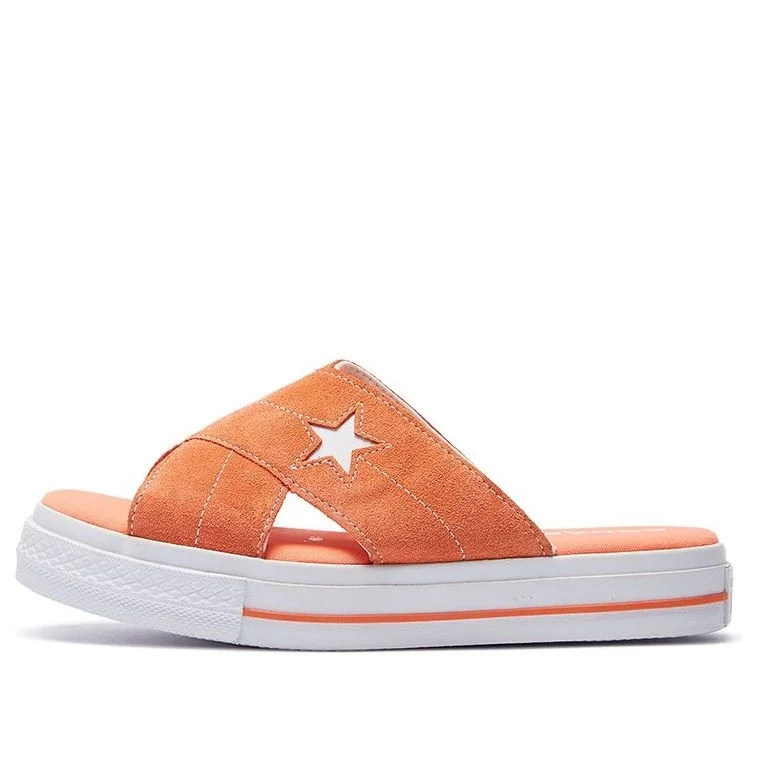 (WMNS) Converse One Star Sandal 'Orange' 564146C - 1