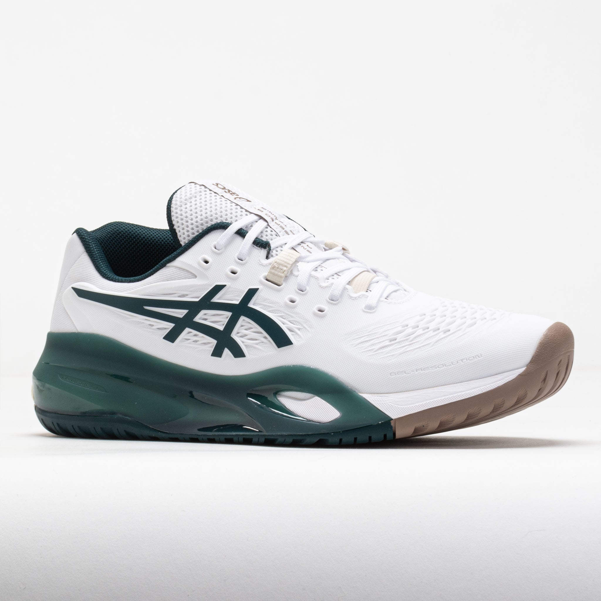 ASICS GEL-Resolution X Men's White/Saxon Green - 5