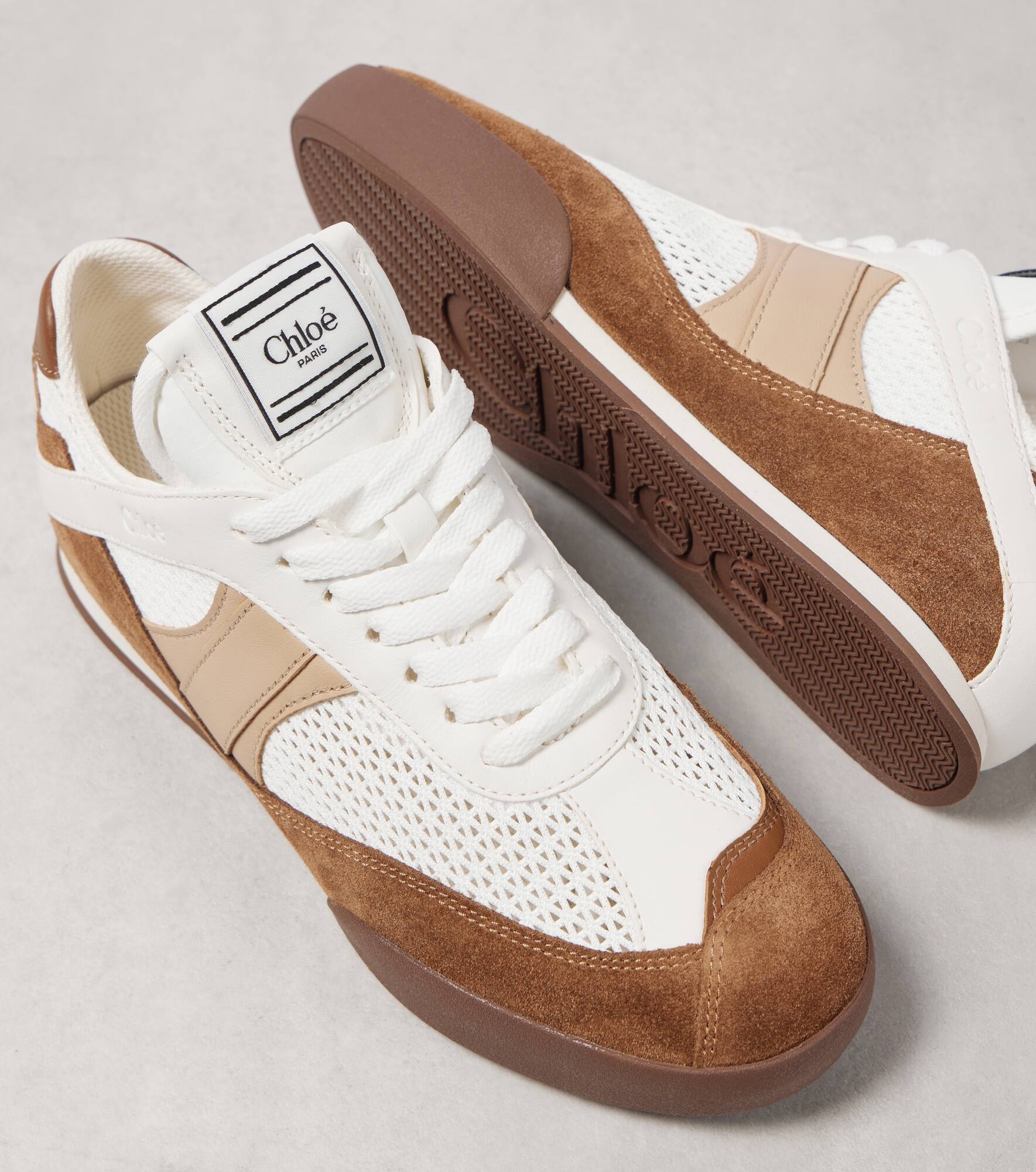 Kick suede-trimmed sneakers - 4