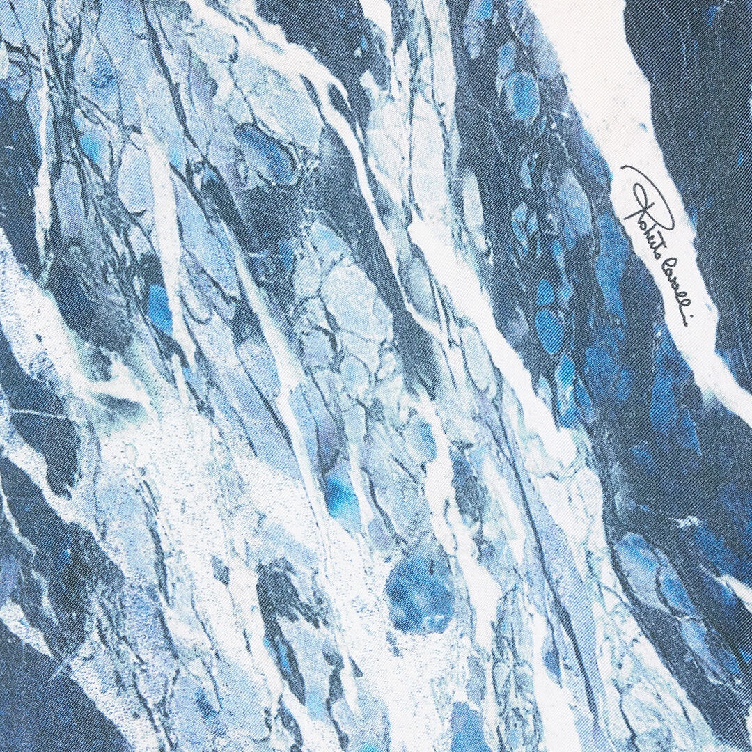 Marble-Print Shirt - 5