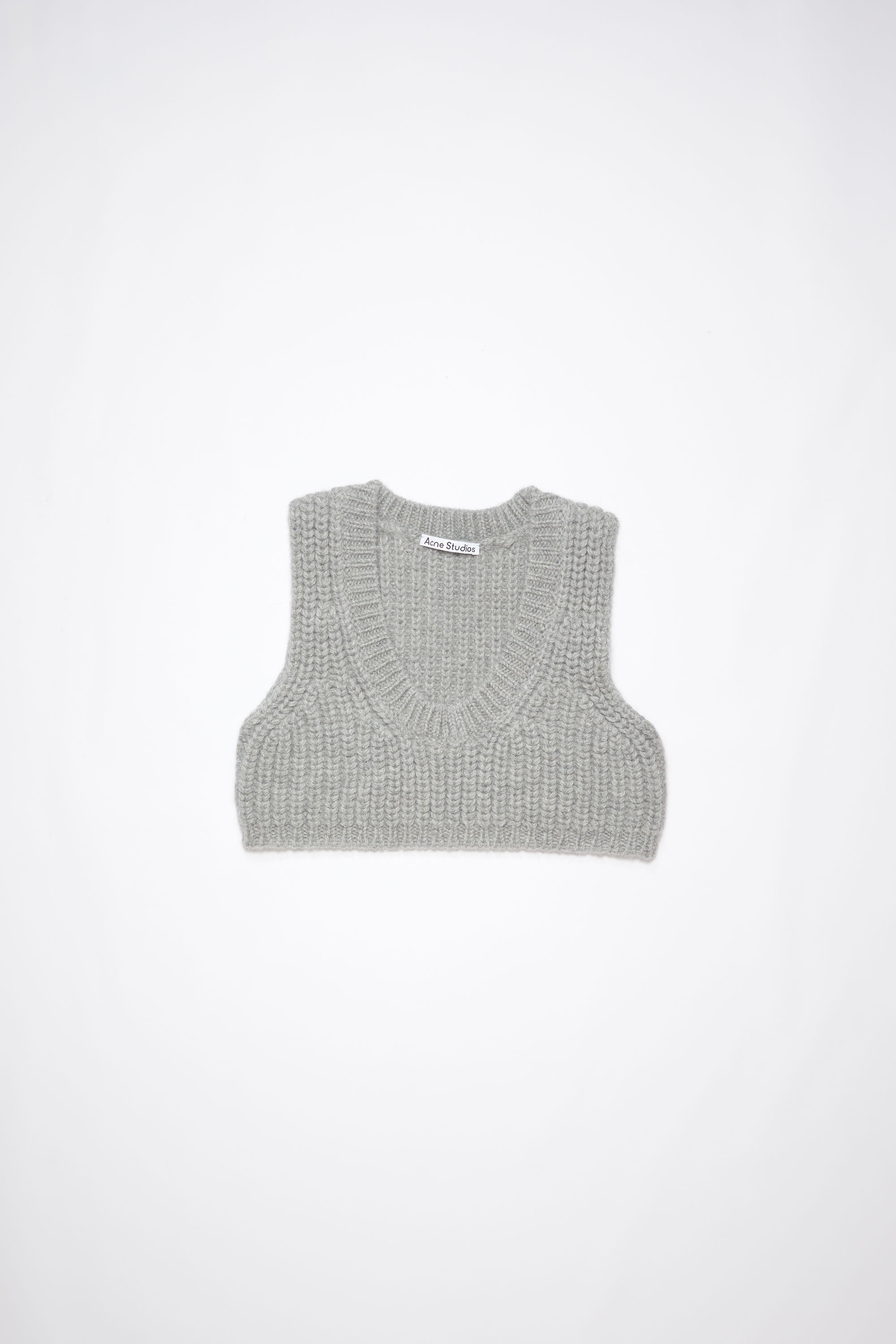 Knitted top - Grey Melange - 5