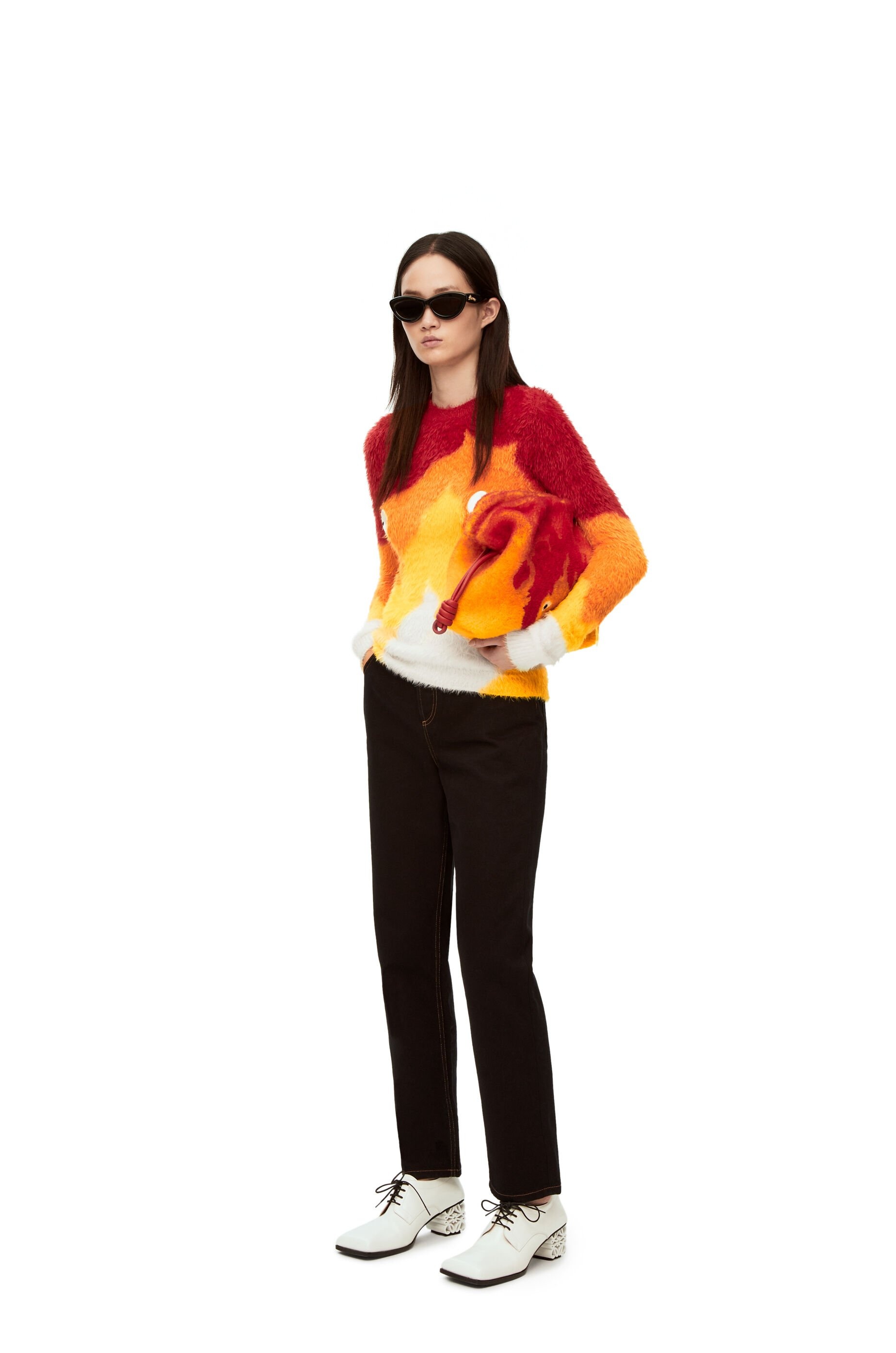 Calcifer sweater in intarsia knit - 2