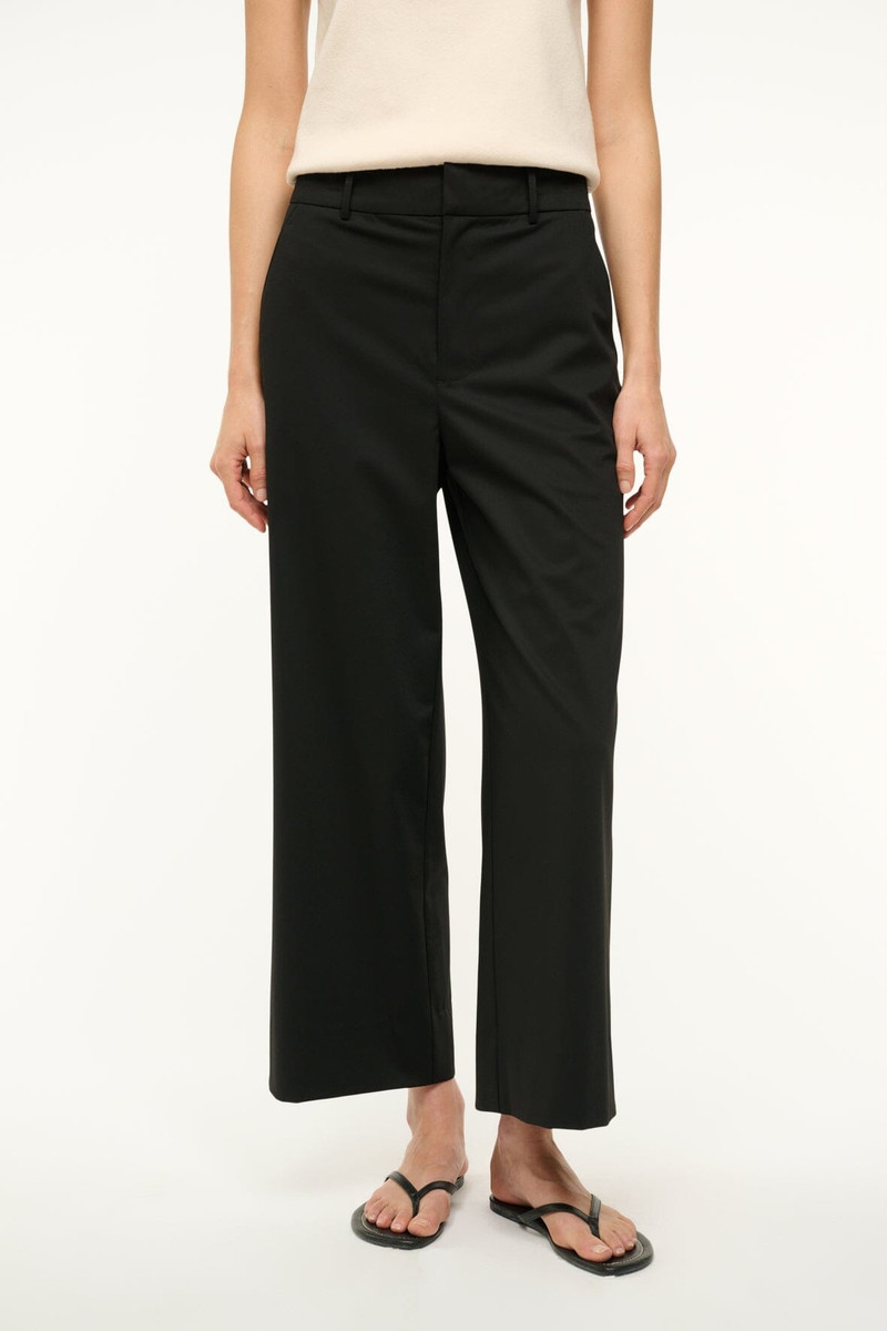 STAUD STAUD PRINCE CROPPED PANT BLACK outlook